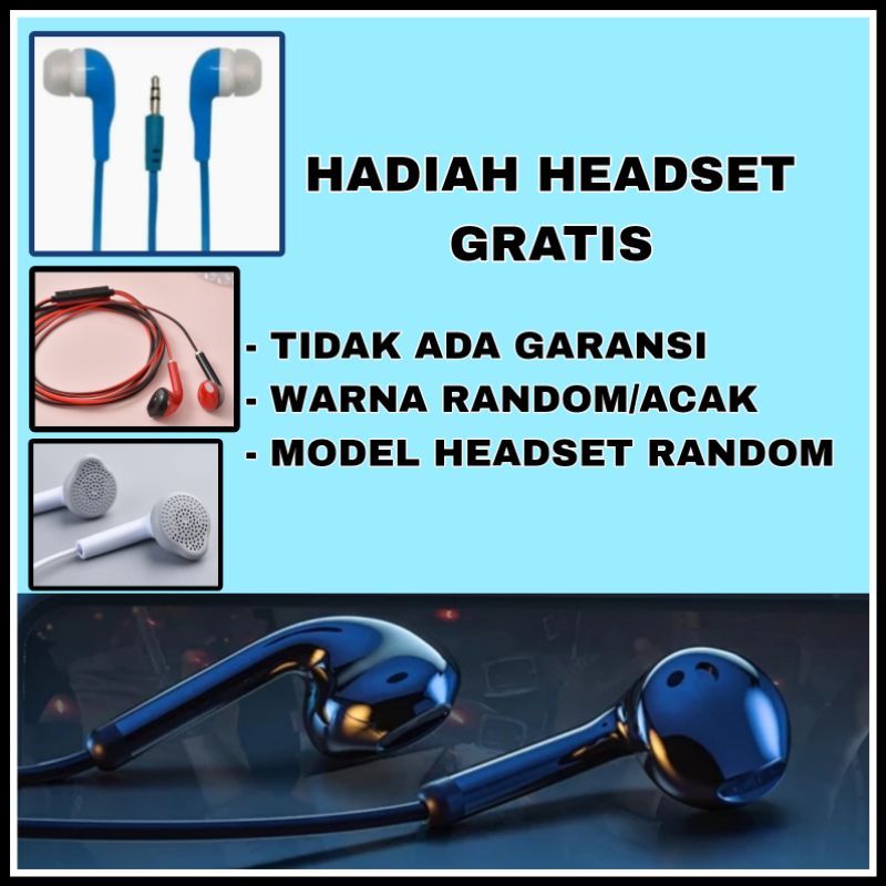 Headset Gratis Warna Random / Model Random