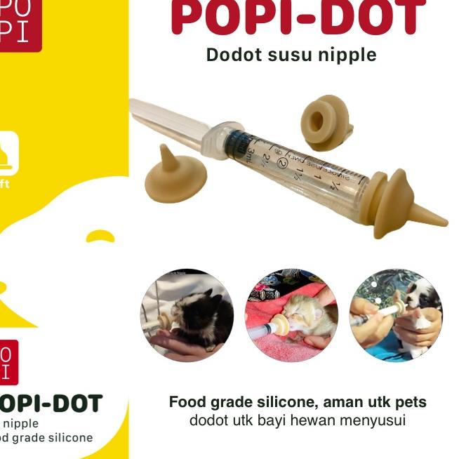 【flashϟsale】 POPI-DOT PET NIPPLE kitten dot bayi hewan kucing, anjing, kelinci, otter dll