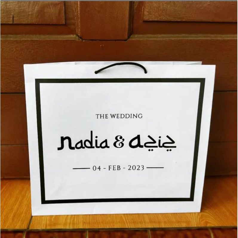 

paperbag custom ukuran 30*10*25