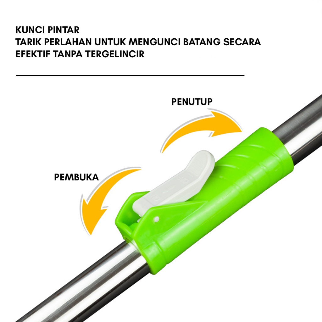 Alat Pel Lantai Pembersih Lantai Spin Mop Ultra