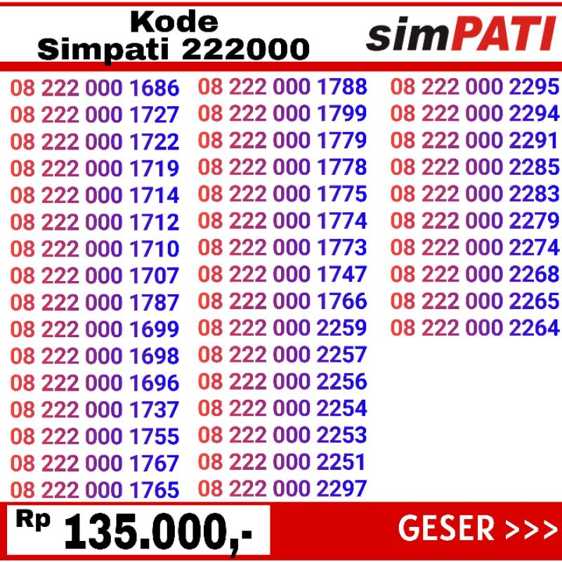 simpati telkomsel 123456 awalan 081 murah