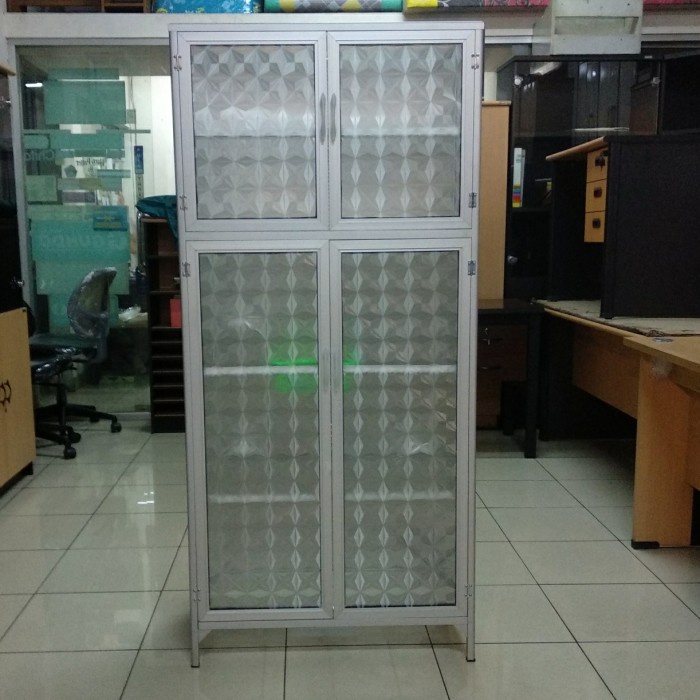 Terlaris Lemari Piring Dua Pintu, Rak Piring Aluminium 2 Pintu, Lemari Sayur,
