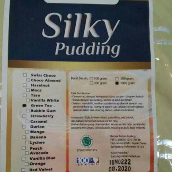 

◄ MOIAA Silky Pudding 1 KG ➪