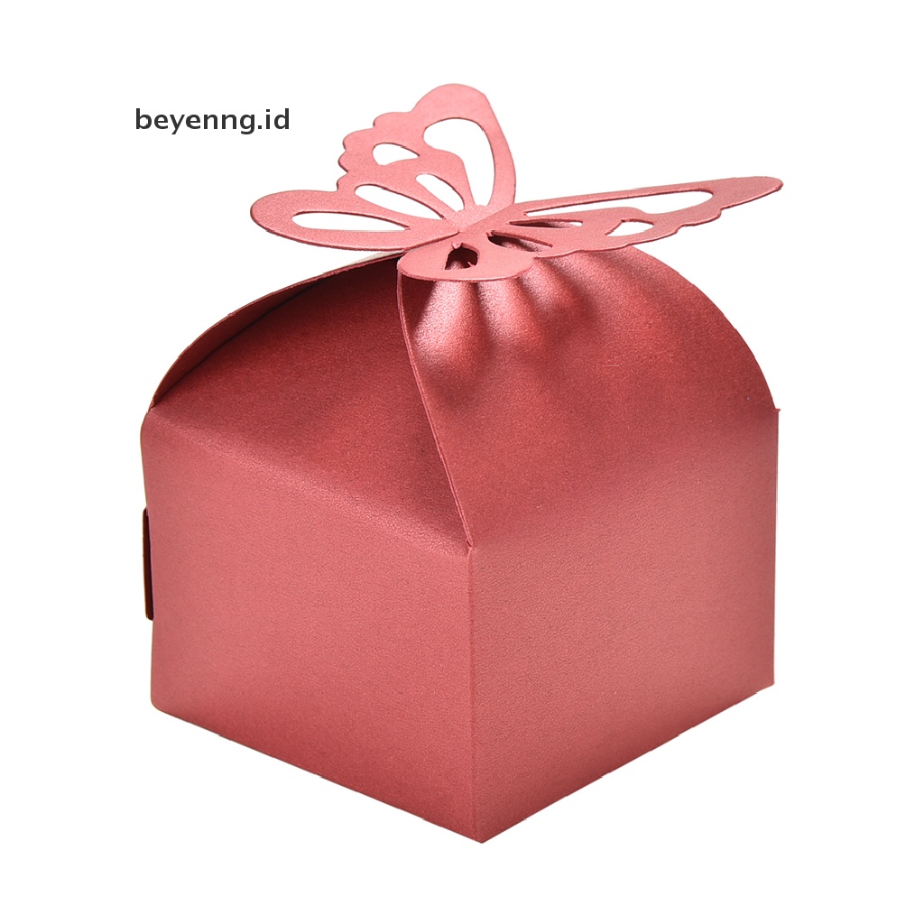 Beyen 10pcs Kotak Kue Permen Hadiah Nikmat Gaya Kupu-Kupu Untuk Pesta Pernikahan Baby Shower  10x Kupu-Kupu Kue Pernikahan Nikmat Hadiah Kotak Permen Baby Shower Bapenings Bags  Pantat 10Pcs