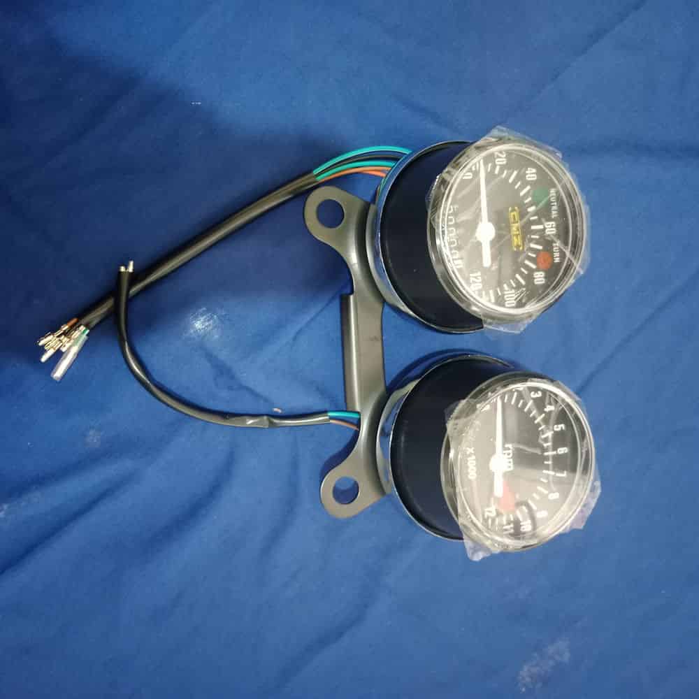 Speedometer CB 125 Bulat 1 Set Hitam Spido Sepido Meter Teropong CB125 Honda XL Trail Hitam 1 Set Baru