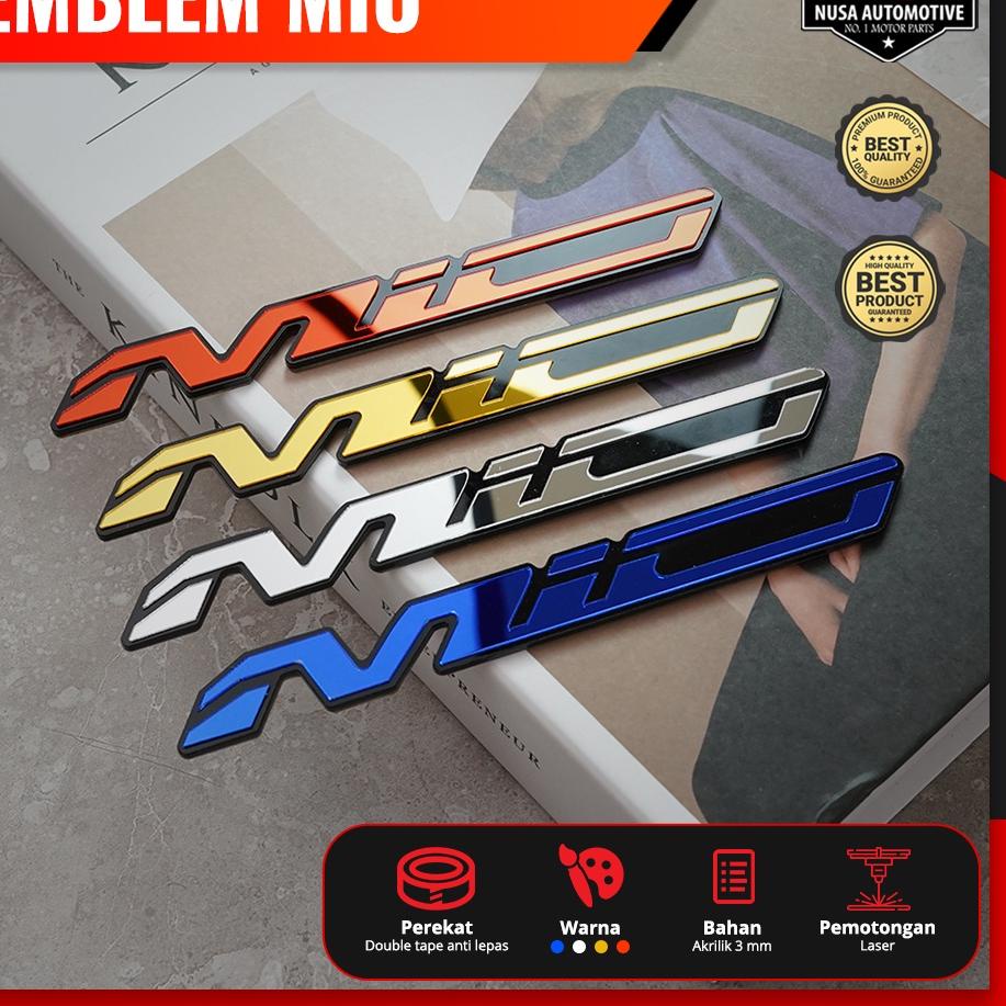 Baru Kejutan EMBLEM MIO LOGO MIO TIMBUL 3D EMBLEM YAMAHA MIO 151 DAN YAMAHA MIO 125 BUKAN STIKER ATA