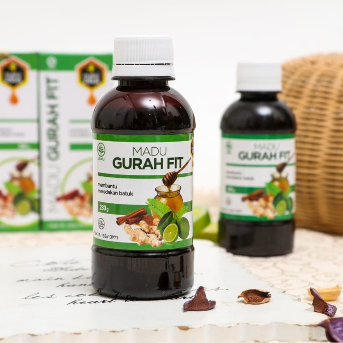 

Madu Gurah Fit Herbal Alami Atasi Asma Sesak Nafas Batuk Paru-paru
