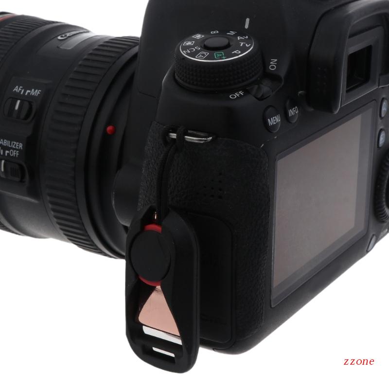 Zzz 2Pcs Strap Kamera Eyelet Sling Belt Mount Adapters QD Loops Connector Metal Base