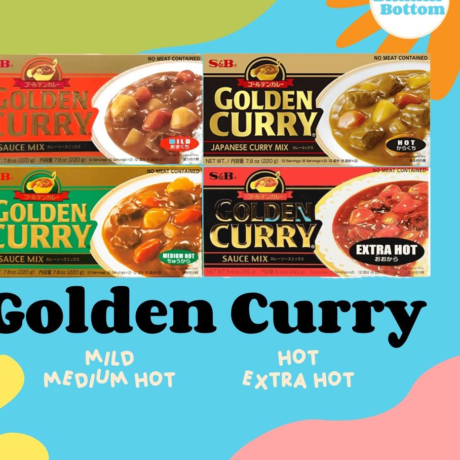 

♥ Golden Curry 220gr S&B (Bonus Bubbel Wrap) ♙