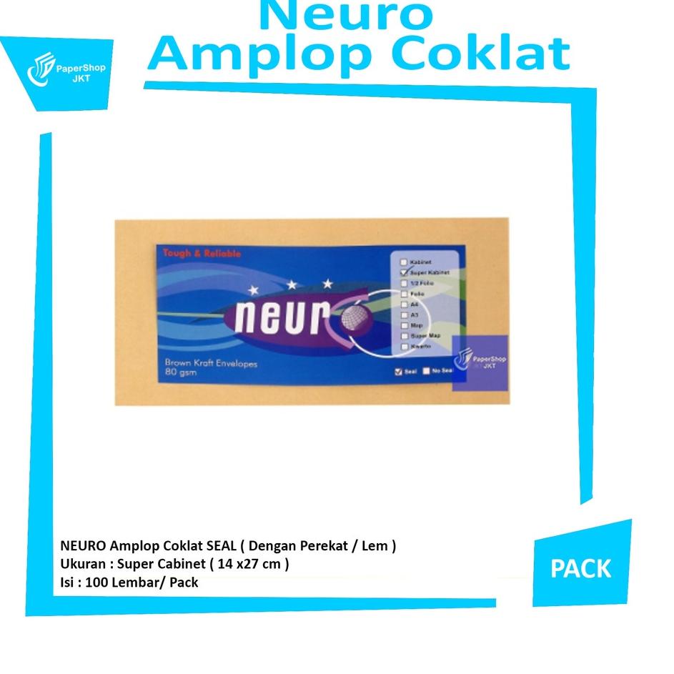 

Update Ekonomis NEURO - Amplop Coklat Super Kabinet Seal ( 14 x27 cm ) - Pack