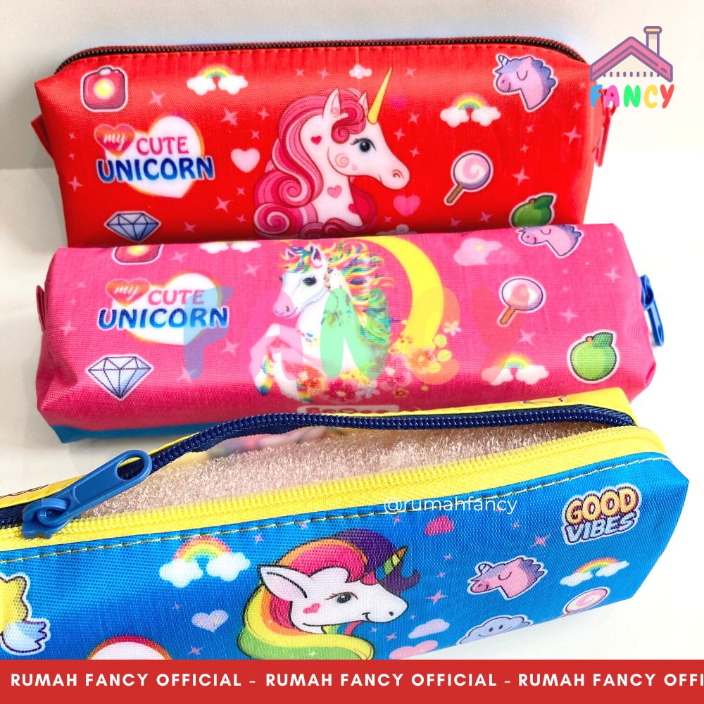 

Tempat Pensil Kotak Pensil BE ONE ERS 103 Panjang motif UNICORN kartun tempat pensil anak lucu kecil imut Murah