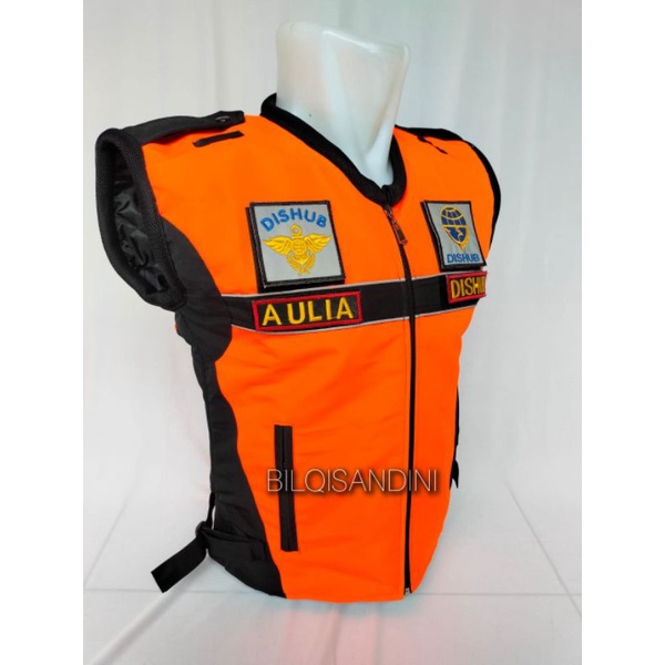 Rompi taslan dishub/rompi dishub terbaru/rompi taslan waterprof