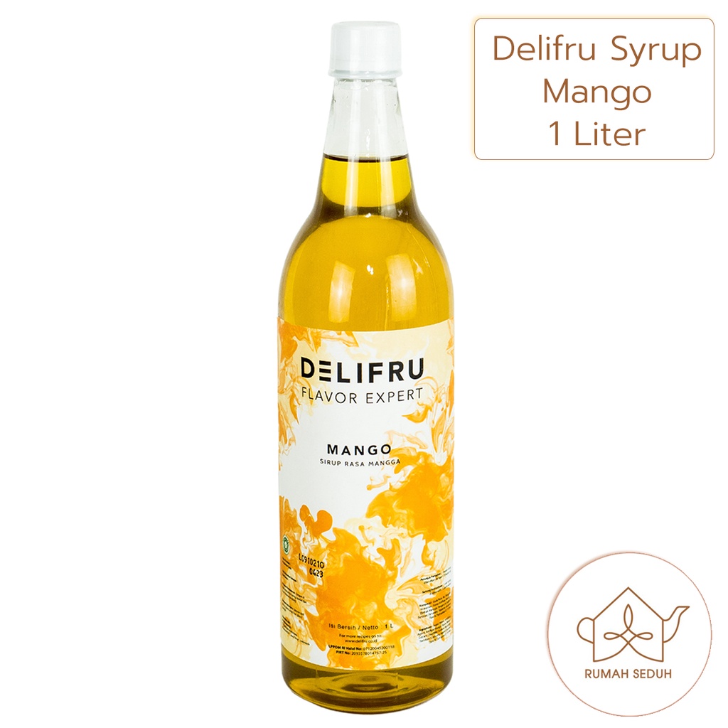 

Delifru Mango Syrup 1L - Sirup Buah Mangga 1000mL