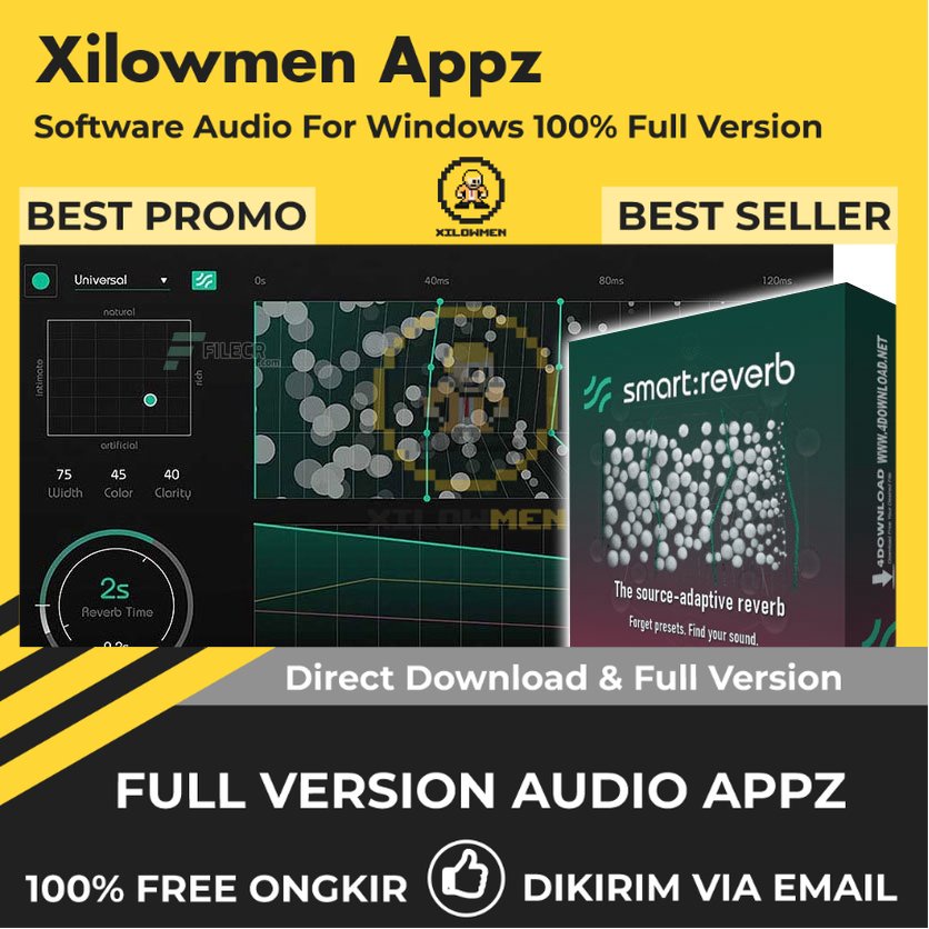 [Full Version] Sonible SmartReverb Pro Lifetime Audio Software WIN OS