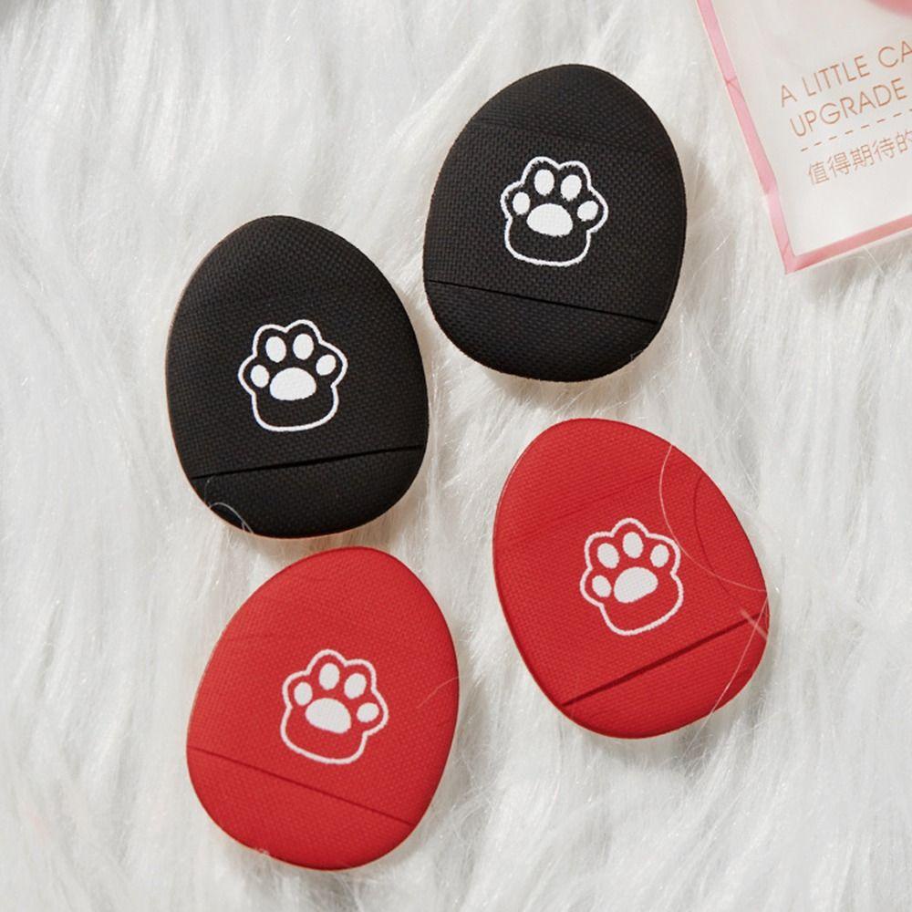 Needway Mini Finger Puff Lucu Kartun Wajah Makeup Puff Blush Loose Powder Puff Concealer Cream Cushion Kering Basah Penggunaan Ganda Alat Foundation Makeup Spons