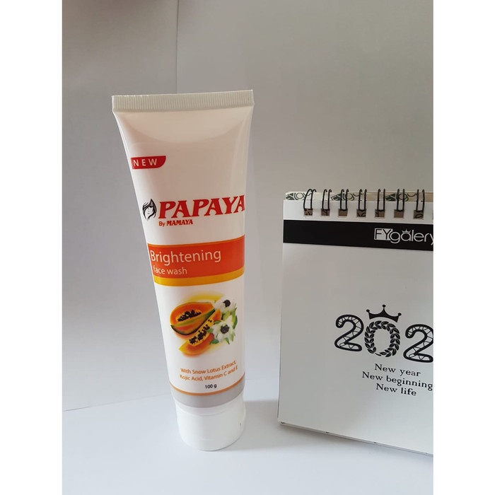 MAMAYA FACE WASH 100GR ORIGINAL - PAPAYA BY MAMAYA SABUN WAJAH 100GR - ANTI ACNE