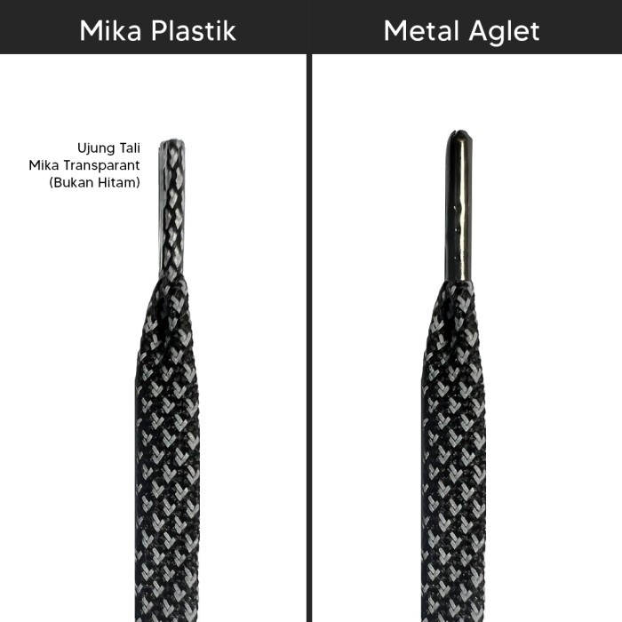 Original MR Shoelaces RV08 White Putih Tali Sepatu Reflective Bulat 70cm 80cm 90cm 100cm 120cm 130cm 140cm 150cm 180cm 200cm