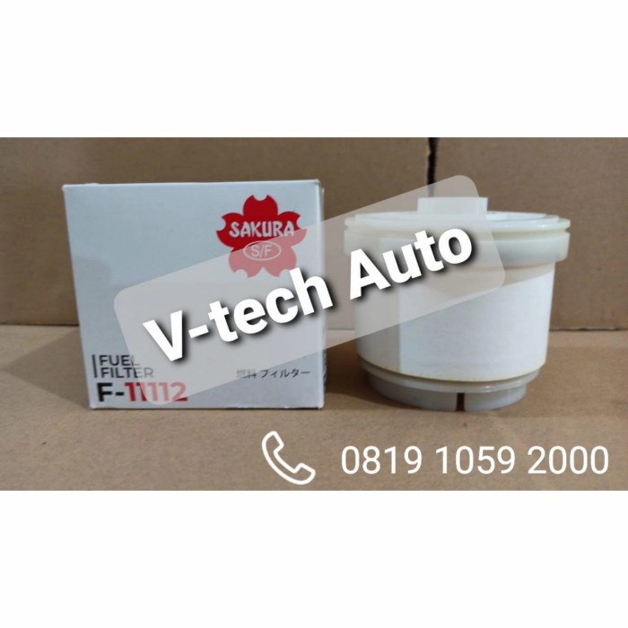Terlaris Filter Solar / Fuel Filter Innova Fortuner Hiace F-11112 F11112 Sakura