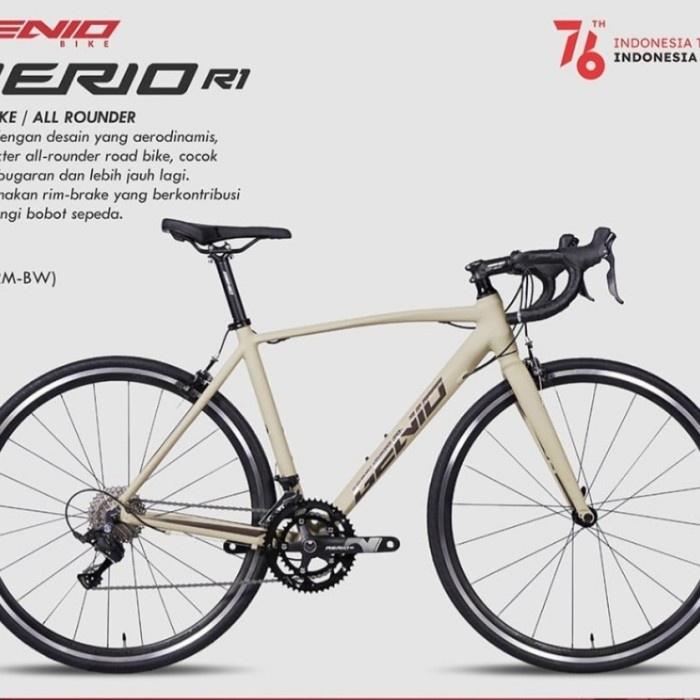 Sepeda Balap Roadbike Genio Aerio Alloy By United #Original
