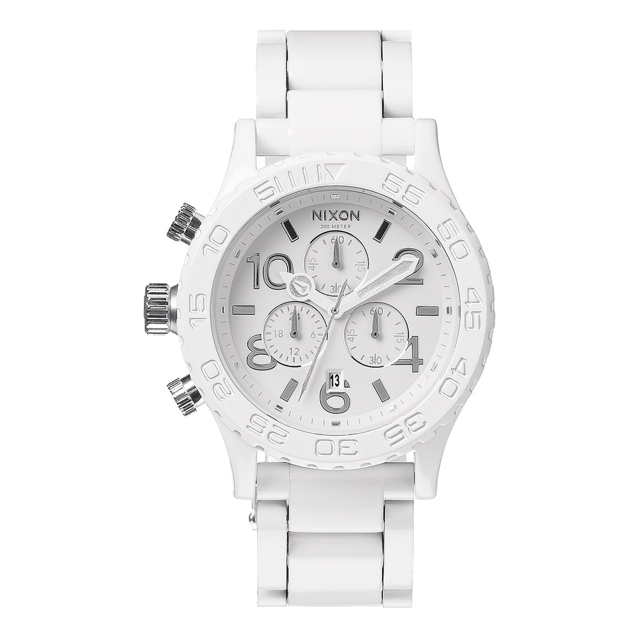 Nixon 42-20 Chrono All White / Silver A0371255