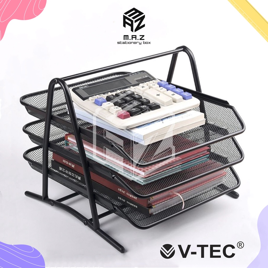 

Rak Dokumen V-tec 2 Susun / 3 Susun / 4 Susun / Vtec Document Tray VT-BS.02JR / VT-BS.03JR / VT-BS.04JR