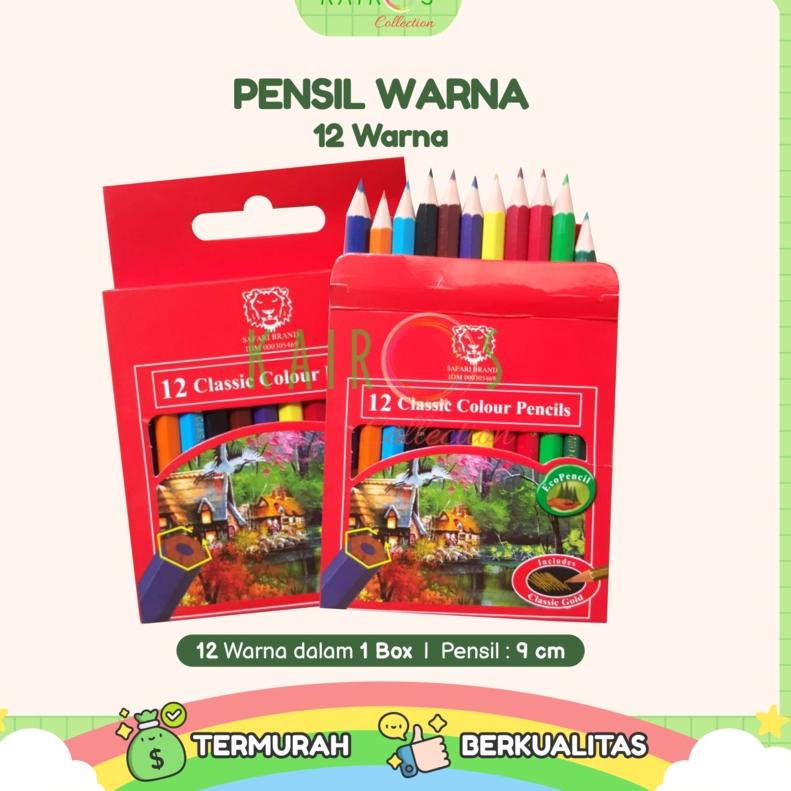 

B77 Pensil Warna Pendek Isi 12 Warna TOP PRODUCT ヷ