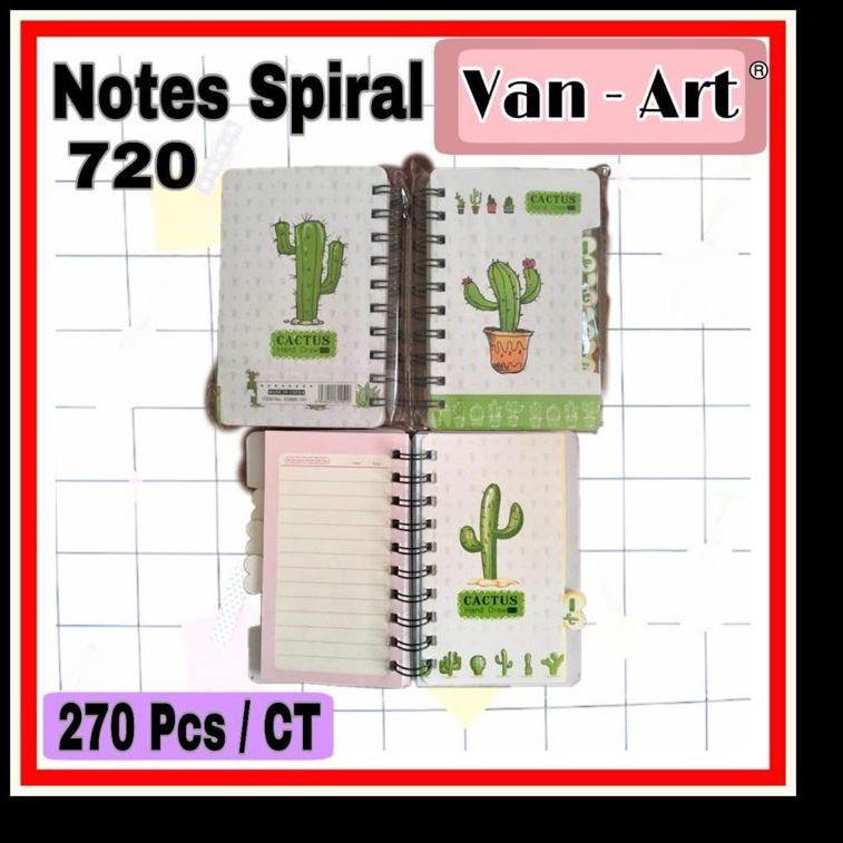

P77 Notes Spiral 720 Kaktus TREND KEKINIAN ㅼ