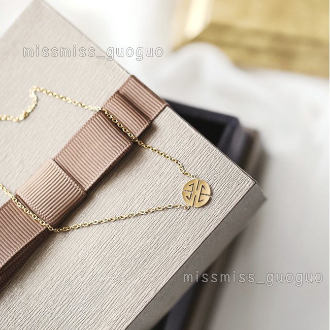 Set Kalung Dan Anting | Kalung Rantai Klavikula Dengan Liontin  | Kalung Rose Gold 18k | Kalung Bahan Stainless Steel | Anting Bahan Titanium Steel |   Anting Tusuk Anti Air / Alergi Untuk Wanita