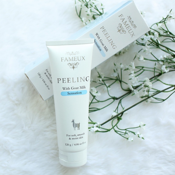 Fameux Peeling Gel 120 gr With Goat Milk Exfoliating Gel Body Peeling Gel