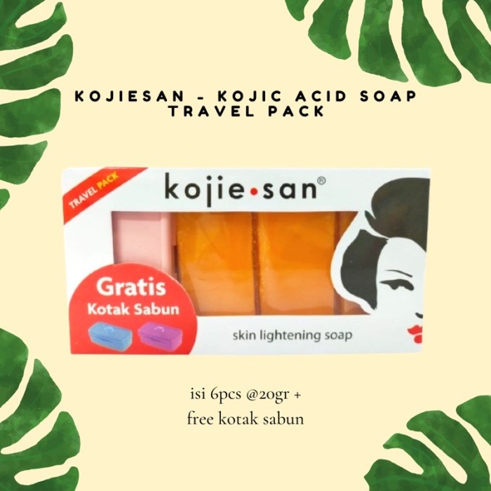 Kojie San Kojic Acid Soap Travel Pack