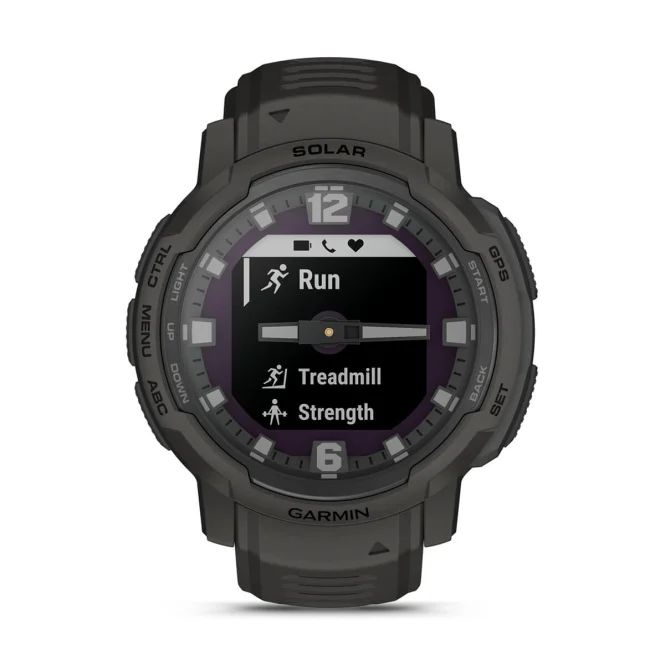 Garmin Instinct Crossover Solar Graphite / Tidal Blue Garansi 2 Tahun