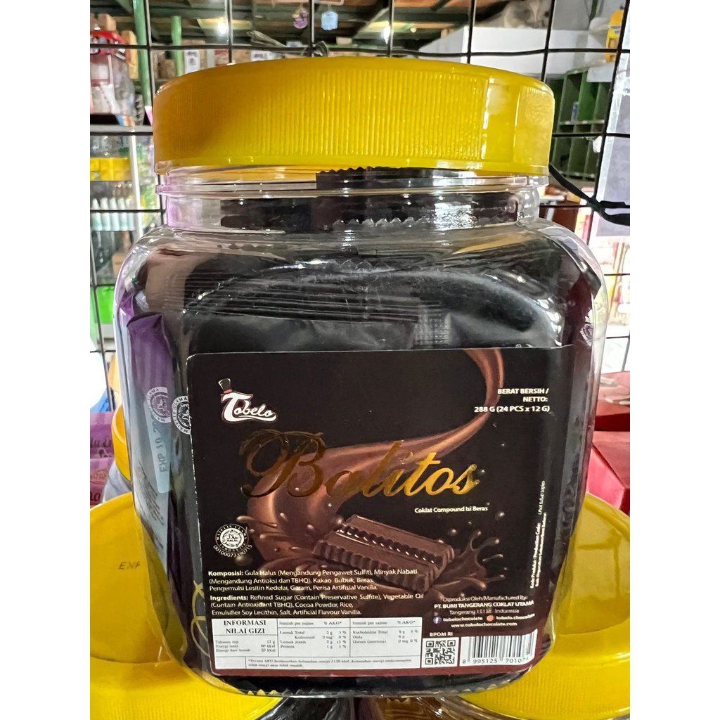 

Tobelo cokelat balitos 288gr