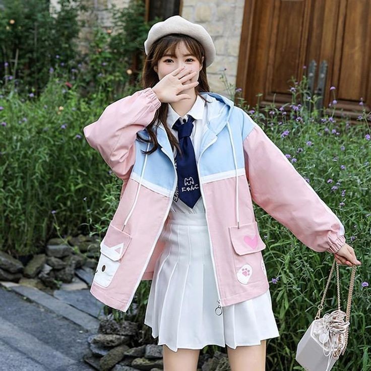 Jacket Hoodie CATTIE POCKIE ZIPPER Wanita Outerwear Style Korean Kekinian Look Santai Lucu