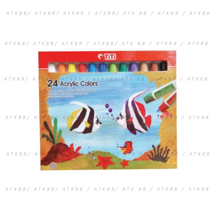 

Titi 24 Acrylic Colors - Cat Akrilik/Acrylic 24 Warna