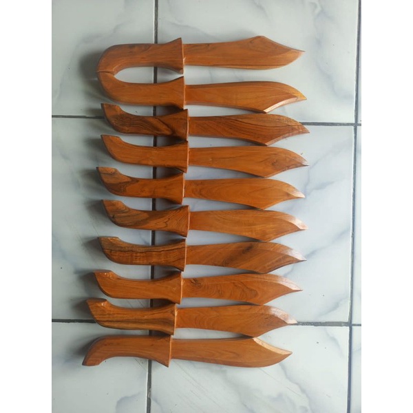 belati kayu jati/kripen
