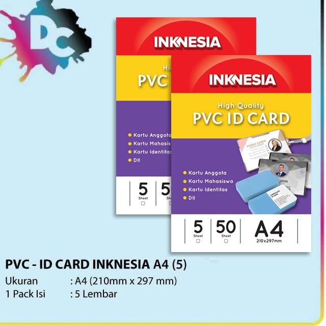 

Lagi Ramai Kertas PVC Bahan ID Card Instan A4 isi 5 Lembar