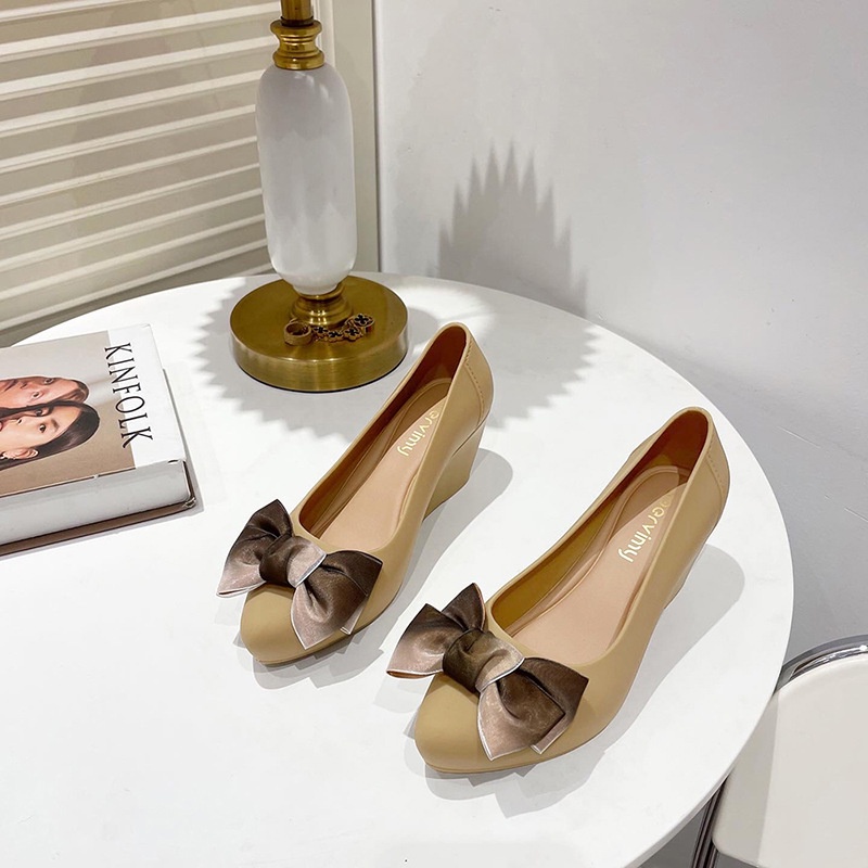 [ WEDGES ] Sepatu jelly pita wangi SOERVIMY WEDGES