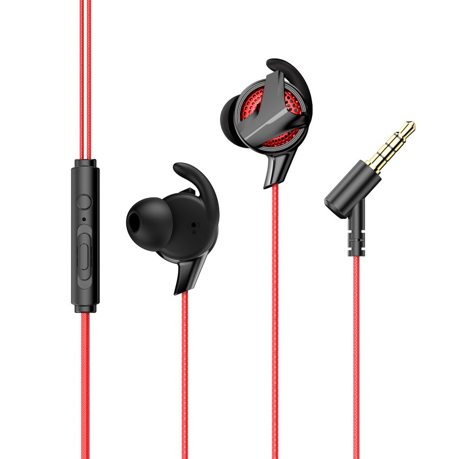 BASEUS ORIGINAL GAMO H15 Gaming Wired Earphone Headset Hanfsfree 3.5mm with Microphone Ori Game