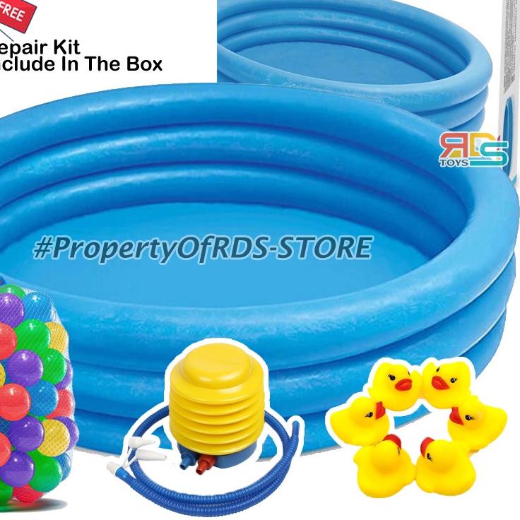 ✲ Intex Kolam Renang/Berenang Anak Murah Ukuran Jumbo 168 x 38 Cm Premium Quality ✳