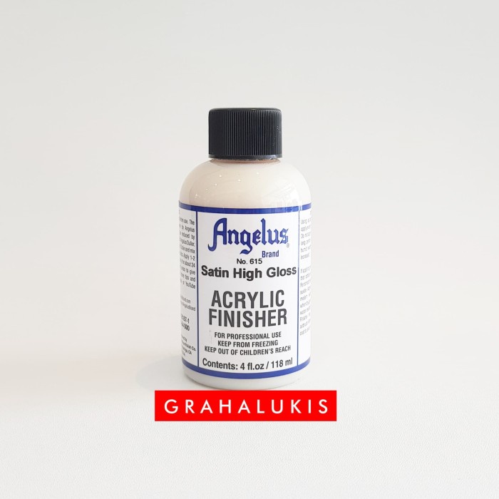 

Angelus Satin No 615 High Gloss Acrylic Finisher 4 Fl.Oz