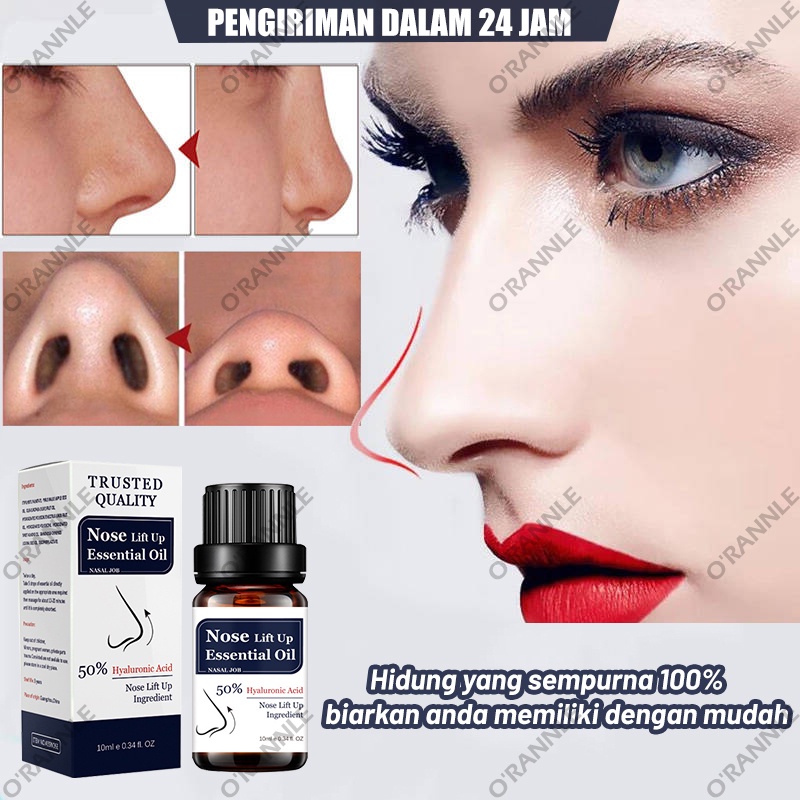 【100% ORIGINAL】cairan peninggi batang hidung Alat hidung pemancung hidung alat pemancung hidung 10ml Nose lift up essential oil Hidung Cepat Memancungkan hidung menjadi mancung