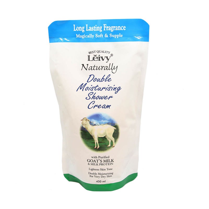 LEIVY SHOWER CREAM GOATS MILK REFILL 450