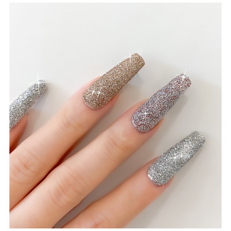 Aksesoris Glitter Nail art Glitter Powder Elegant Satuan/ Bubuk Glitter Diamond Halus untuk Hiasan Kutek Kuku Nail art
