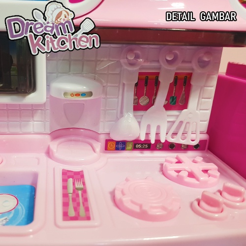 Mainan Anak Masak-Masakan/  Mainan Dream Kitchen 2in1 021-1A