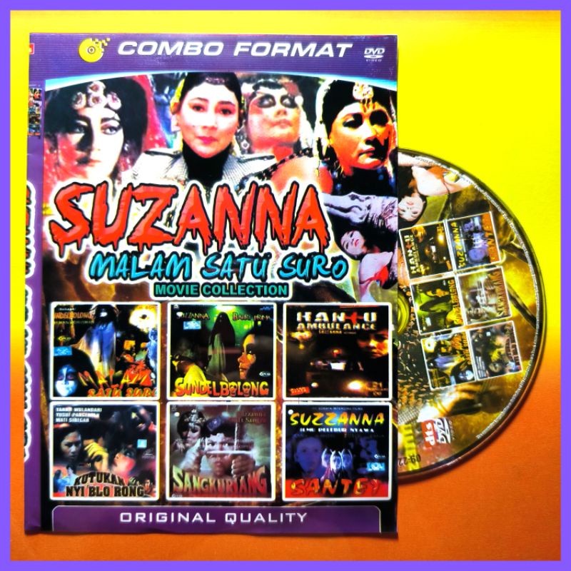 Kaset Film Horor Indonesia Jadul Lawas Pilihan Susana Koleksi Suzanna Malam Satu Suro Terpopuler.