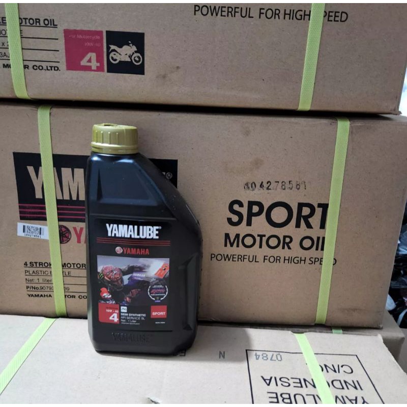 OLI YAMALUBE SPORT KEMASAN BARU 1 LITER..CEK SCAN BARCODE