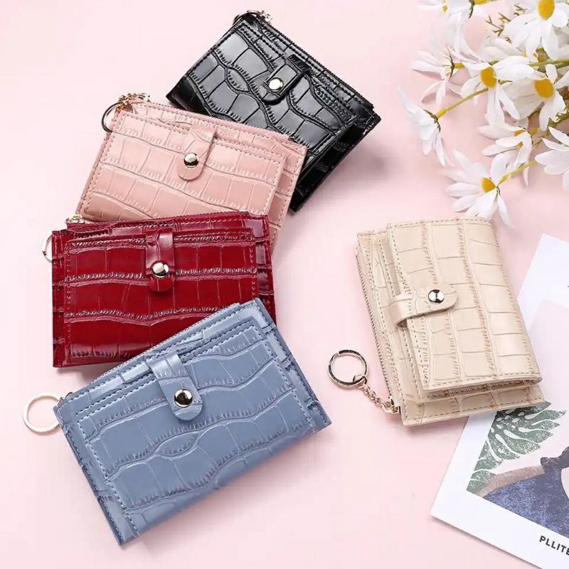 Arifirn Ellen - Premium Dompet Lipat Croco Wanita