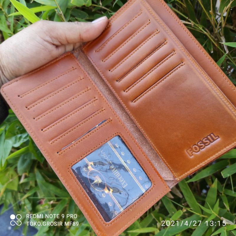 Dompet Pria Kulit Sapi Full Card | Dompet Panjang Pria Kulit Asli PREMIUM