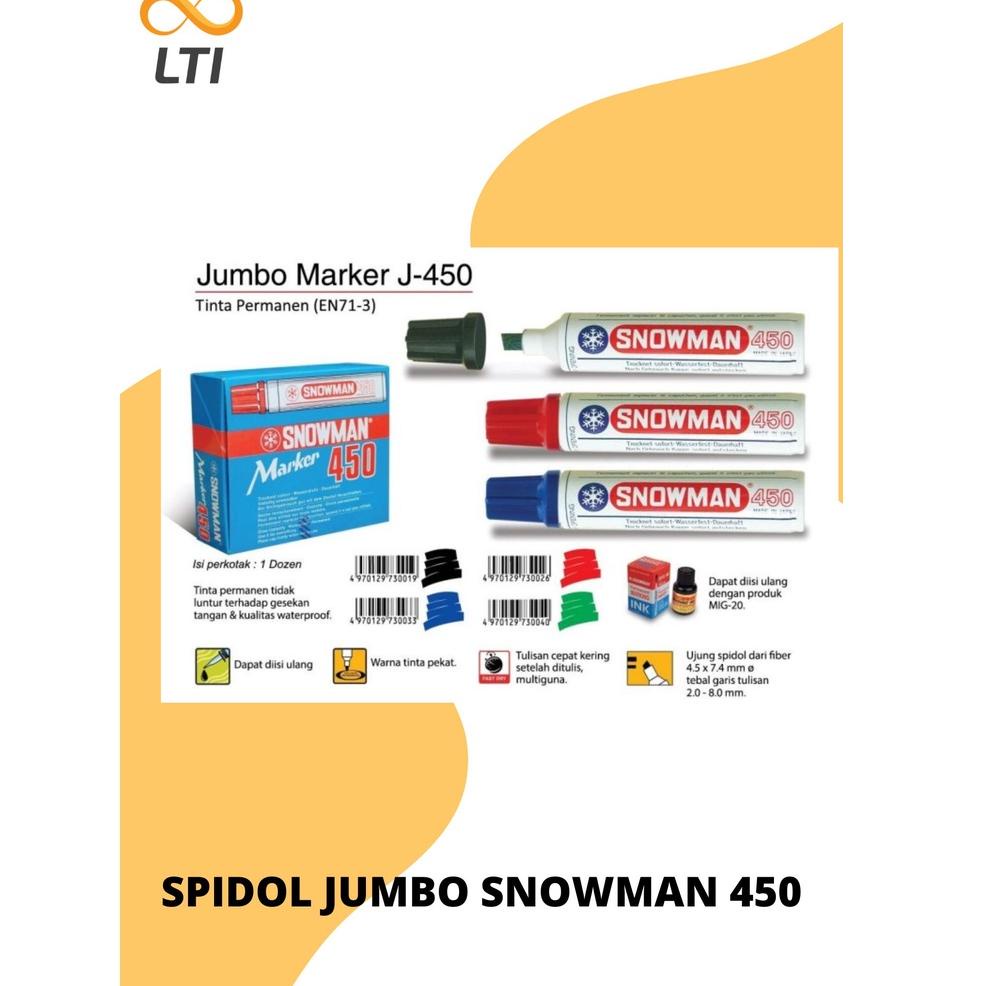 

N35 Spidol Snowman Permanen Jumbo J 450 PROMO SPESIAL PL21