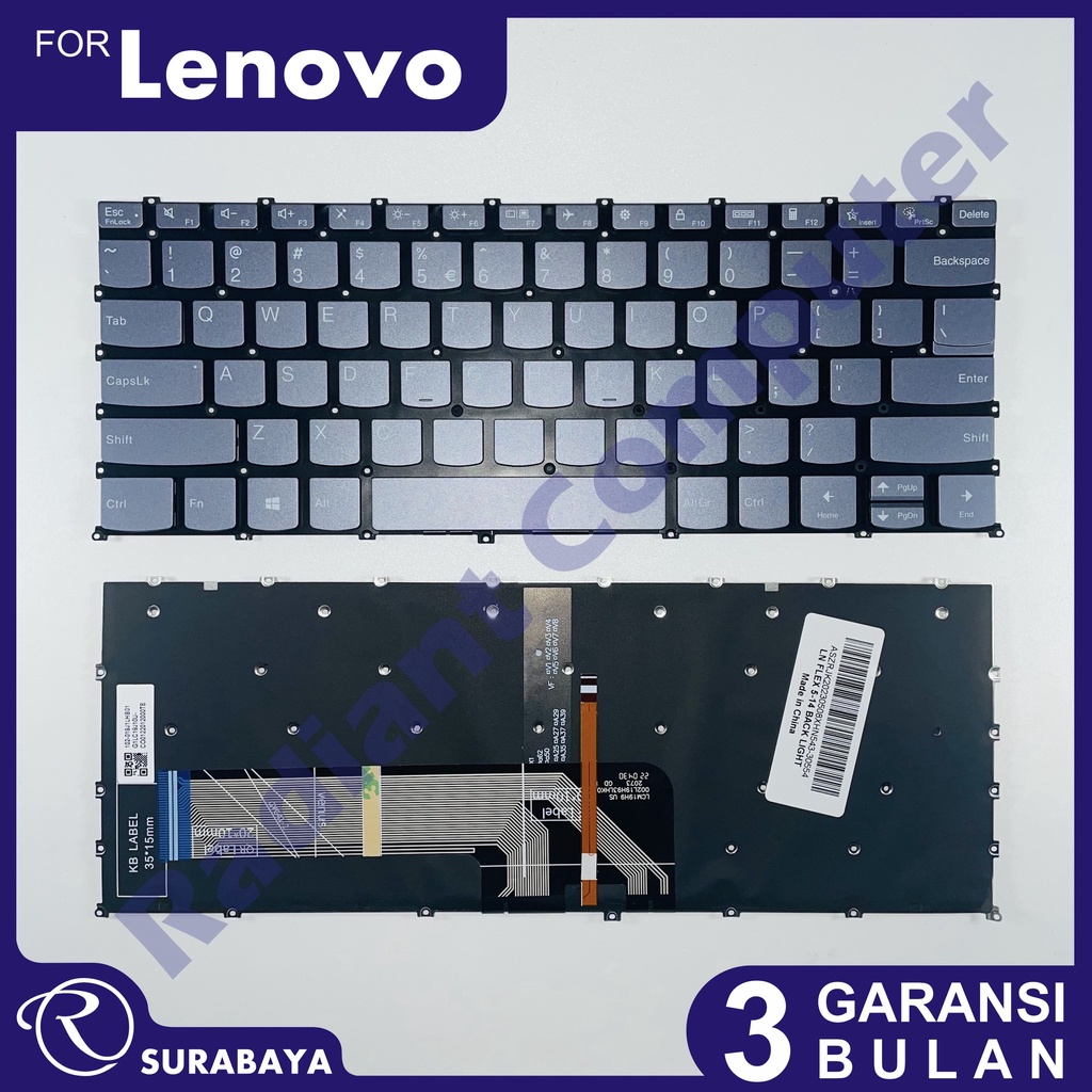 Keyboard Lenovo Ideapad 3 14ADA6 14ALC6 14ITL6